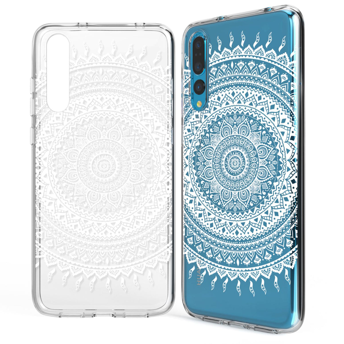 NALIA Handyhülle kompatibel mit Huawei P20 Pro, Slim Silikon Motiv Case Crystal Schutzhülle Dünn Durchsichtig, Etui Handy-Tasche Back-Cover Transparent Bumper