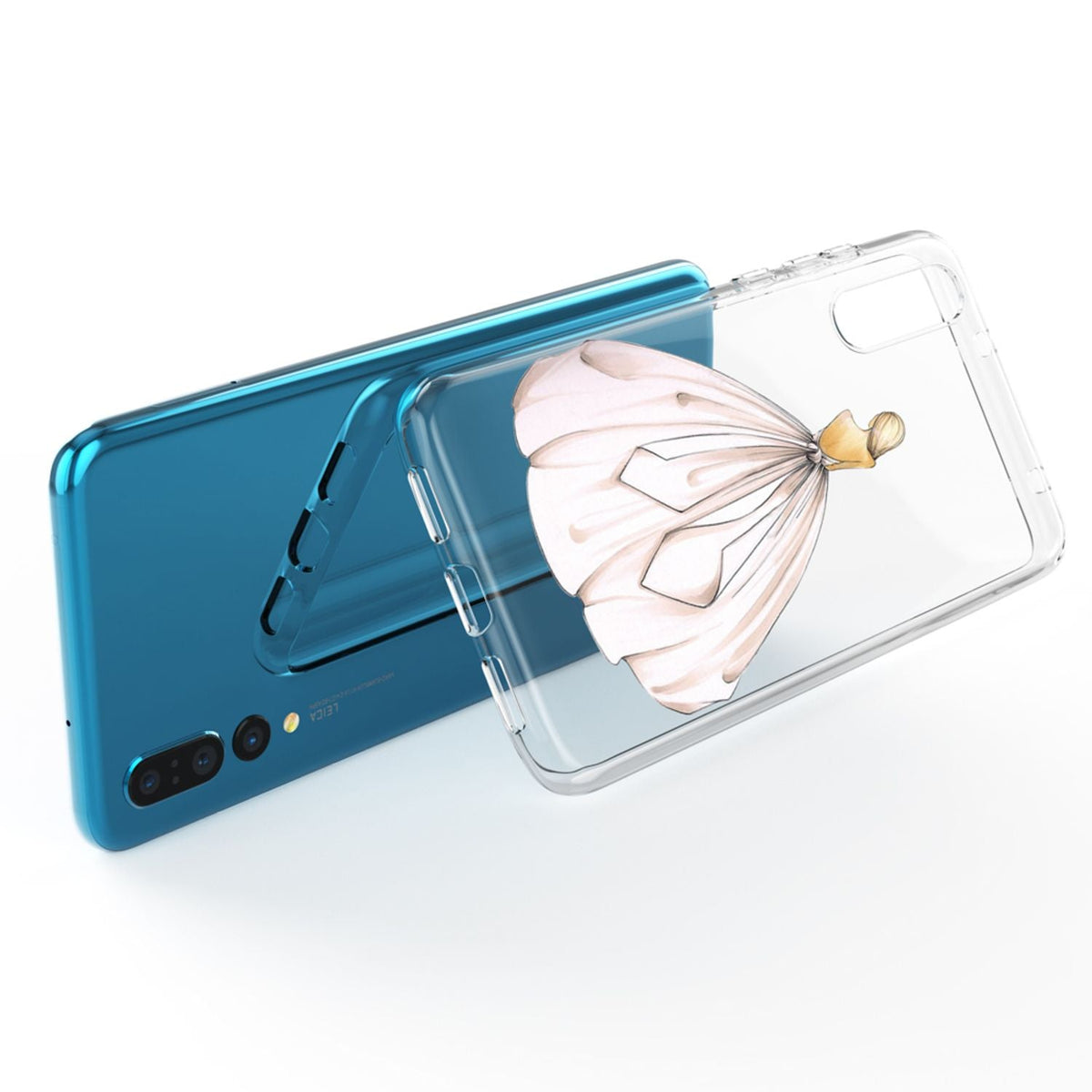 NALIA Handyhülle kompatibel mit Huawei P20 Pro, Slim Silikon Motiv Case Crystal Schutzhülle Dünn Durchsichtig, Etui Handy-Tasche Back-Cover Transparent Bumper
