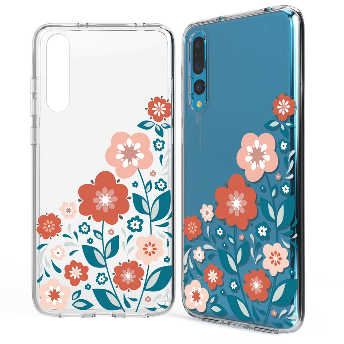 NALIA Handyhülle kompatibel mit Huawei P20 Pro, Slim Silikon Motiv Case Crystal Schutzhülle Dünn Durchsichtig, Etui Handy-Tasche Back-Cover Transparent Bumper