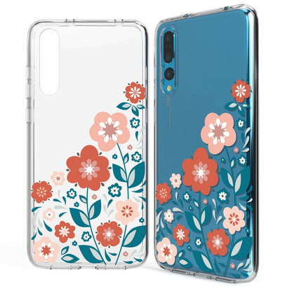 NALIA Handyhülle kompatibel mit Huawei P20 Pro, Slim Silikon Motiv Case Crystal Schutzhülle Dünn Durchsichtig, Etui Handy-Tasche Back-Cover Transparent Bumper
