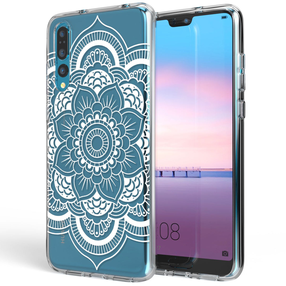 NALIA Handyhülle kompatibel mit Huawei P20 Pro, Slim Silikon Motiv Case Crystal Schutzhülle Dünn Durchsichtig, Etui Handy-Tasche Back-Cover Transparent Bumper