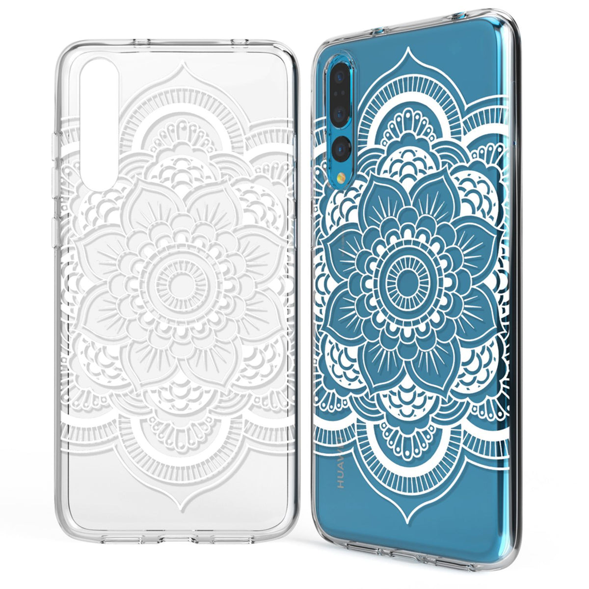 NALIA Handyhülle kompatibel mit Huawei P20 Pro, Slim Silikon Motiv Case Crystal Schutzhülle Dünn Durchsichtig, Etui Handy-Tasche Back-Cover Transparent Bumper