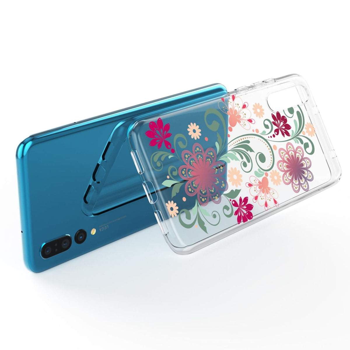 NALIA Handyhülle kompatibel mit Huawei P20 Pro, Slim Silikon Motiv Case Crystal Schutzhülle Dünn Durchsichtig, Etui Handy-Tasche Back-Cover Transparent Bumper