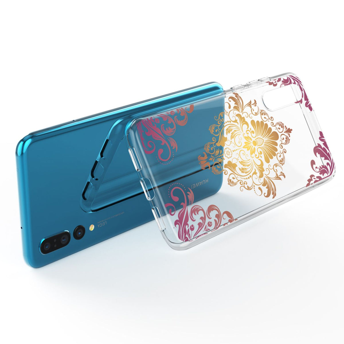 NALIA Handyhülle kompatibel mit Huawei P20 Pro, Slim Silikon Motiv Case Crystal Schutzhülle Dünn Durchsichtig, Etui Handy-Tasche Back-Cover Transparent Bumper