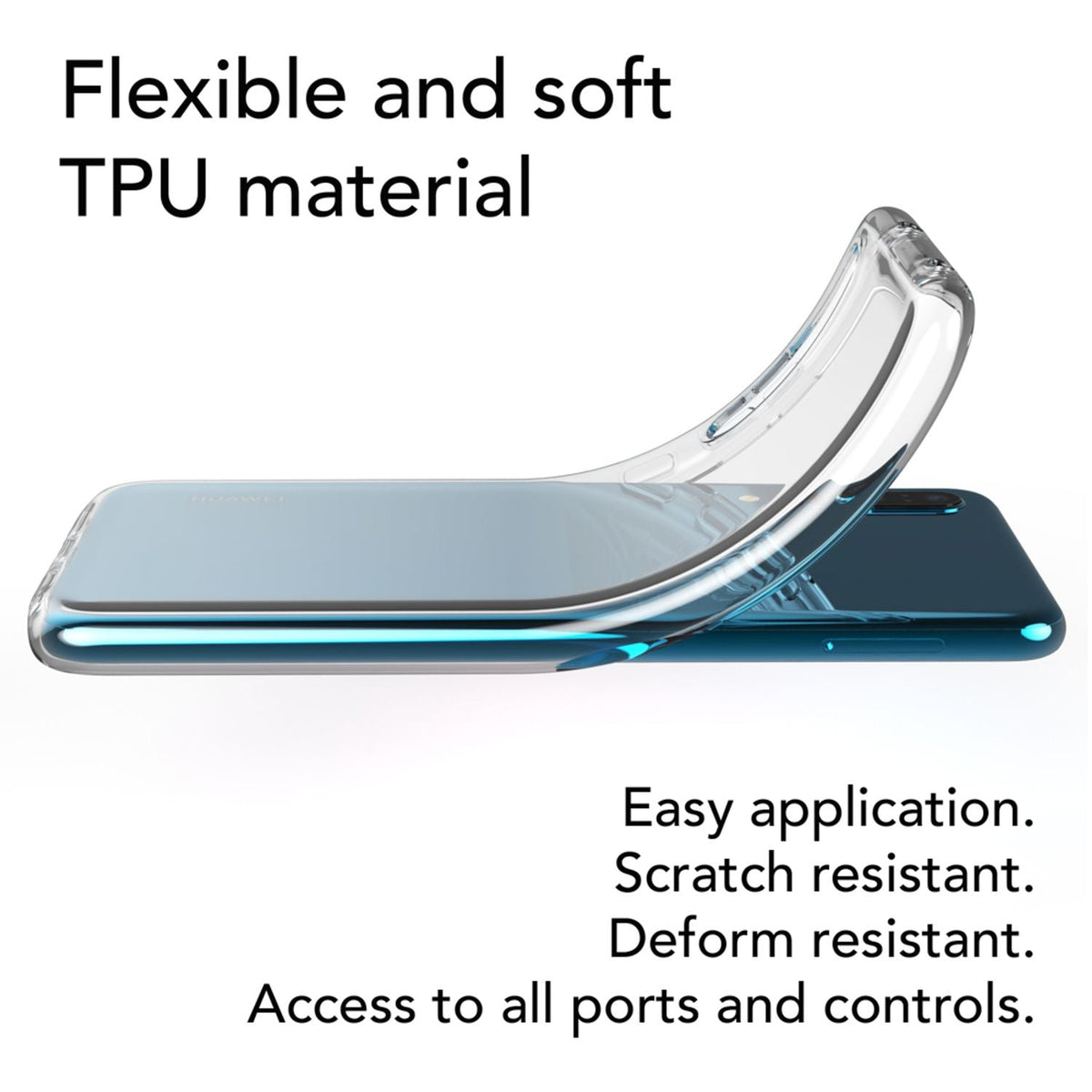 NALIA Handyhülle kompatibel mit Huawei P20 Pro, Slim Silikon Motiv Case Crystal Schutzhülle Dünn Durchsichtig, Etui Handy-Tasche Back-Cover Transparent Bumper