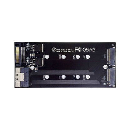 NVME M.2 Adapter 2x AHCI zu PCIE Express 3 4.0 Slimline SFF-8654 8X Raid Card | System-S