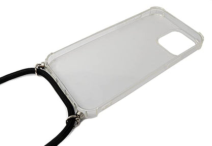 Schutzhülle aus Silikon mit Halsband in Transparent Hülle für iPhone 14 | System-S