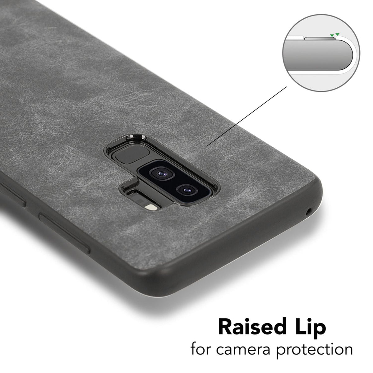 NALIA Kunstleder Handyhülle kompatibel mit Samsung Galaxy S9 Plus, stoßfeste Schutzhülle Case, Dünne Handyhülle Handy-Tasche, Slim Soft-Cover Backcover Phone Etui Bumper