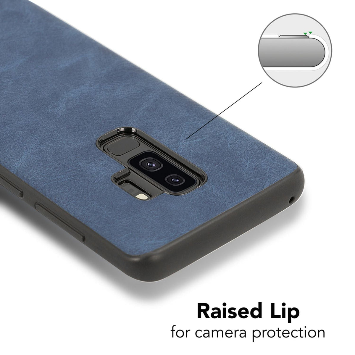 NALIA Kunstleder Handyhülle kompatibel mit Samsung Galaxy S9 Plus, stoßfeste Schutzhülle Case, Dünne Handyhülle Handy-Tasche, Slim Soft-Cover Backcover Phone Etui Bumper
