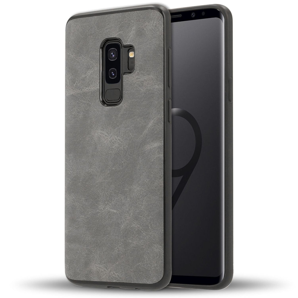 NALIA Kunstleder Handyhülle kompatibel mit Samsung Galaxy S9 Plus, stoßfeste Schutzhülle Case, Dünne Handyhülle Handy-Tasche, Slim Soft-Cover Backcover Phone Etui Bumper