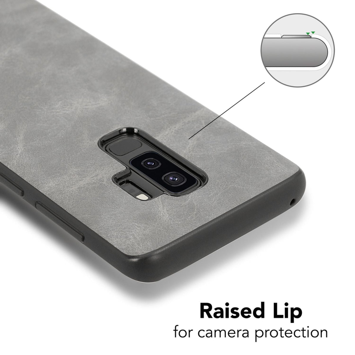 NALIA Kunstleder Handyhülle kompatibel mit Samsung Galaxy S9 Plus, stoßfeste Schutzhülle Case, Dünne Handyhülle Handy-Tasche, Slim Soft-Cover Backcover Phone Etui Bumper
