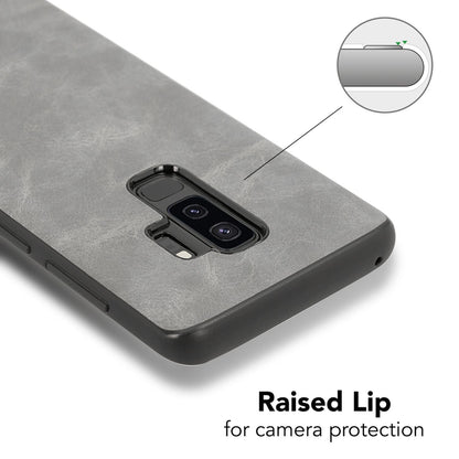 NALIA Kunstleder Handyhülle kompatibel mit Samsung Galaxy S9 Plus, stoßfeste Schutzhülle Case, Dünne Handyhülle Handy-Tasche, Slim Soft-Cover Backcover Phone Etui Bumper