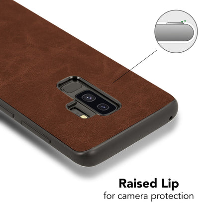 NALIA Kunstleder Handyhülle kompatibel mit Samsung Galaxy S9 Plus, stoßfeste Schutzhülle Case, Dünne Handyhülle Handy-Tasche, Slim Soft-Cover Backcover Phone Etui Bumper