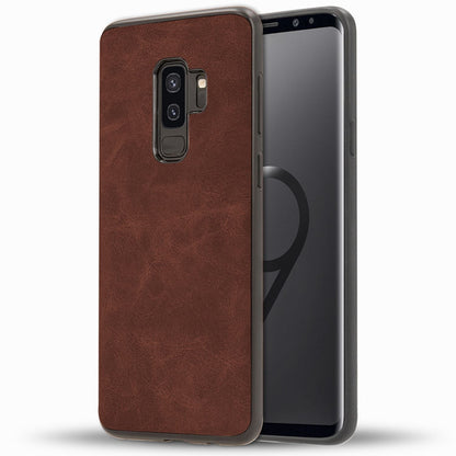 NALIA Kunstleder Handyhülle kompatibel mit Samsung Galaxy S9 Plus, stoßfeste Schutzhülle Case, Dünne Handyhülle Handy-Tasche, Slim Soft-Cover Backcover Phone Etui Bumper
