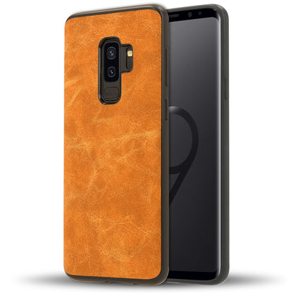 NALIA Kunstleder Handyhülle kompatibel mit Samsung Galaxy S9 Plus, stoßfeste Schutzhülle Case, Dünne Handyhülle Handy-Tasche, Slim Soft-Cover Backcover Phone Etui Bumper