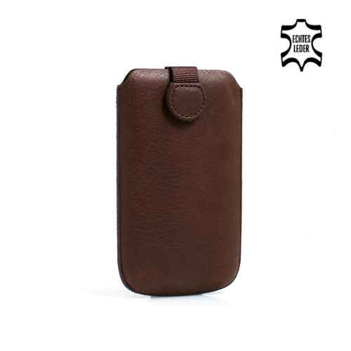 SYSTEM-S Leder Etui Case mit Rückzugfunktion für Samsung Galaxy Note - DREIKS