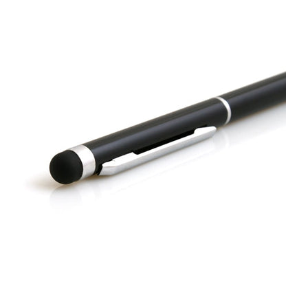 2 in 1 Stylus Ballpoint Pen in Black for Tablet PC Smartphone