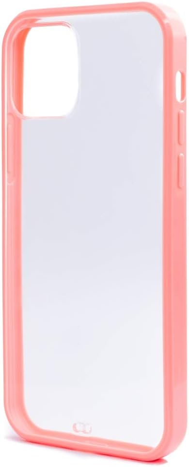 SYSTEM-S Schutzhülle aus Silikon in Pink Transparent Hülle kompatibel mit iPhone 12 Pro - DREIKS