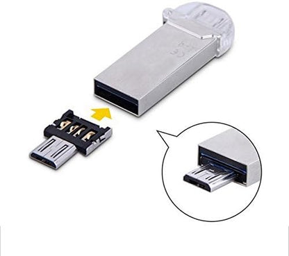 System-S USB OTG On The Go Adapter 2.0 Type A (male) to Micro (male) converter for memory sticks
