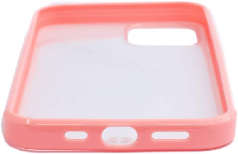 SYSTEM-S Schutzhülle aus Silikon in Pink Transparent Hülle kompatibel mit iPhone 12 Pro - DREIKS