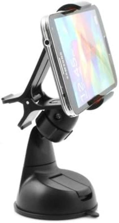Universal KFZ Auto Halter Saugnapf Windschutzscheiben Halterung 360° rotierbar für Smartphone Navi GPS Mobile Gerät bis 11 cm Breite | System-S