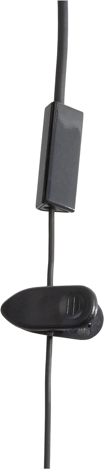 System-S Einohr Mono Headset Kopfhörer mit Fernbedienung für Smartphone Handy Tablet PC schwarz - DREIKS