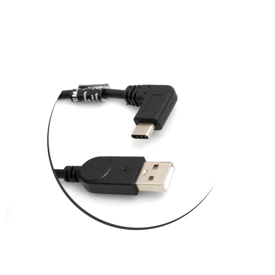 USB 3.1 Typ C 90° gewinkelt Winkelstecker zu USB 2.0 A Datenkabel Ladekabel Kabel 27 cm - DREIKS