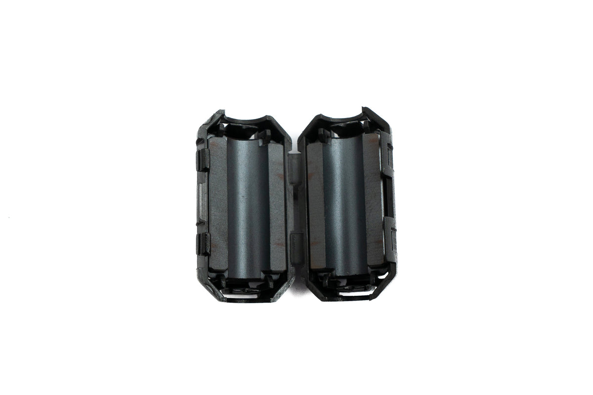 SYSTEM-S 5x Ferritkern 7 mm Ø geteilt Klappferrit Ringkern Mantelwellenfilter für Kabel - DREIKS