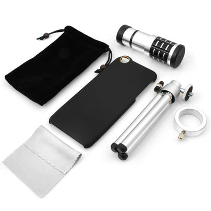 System-S 12x Telescope Telephoto Zoom Lens with Hard Case and Mini Tripod for iPhone 6
