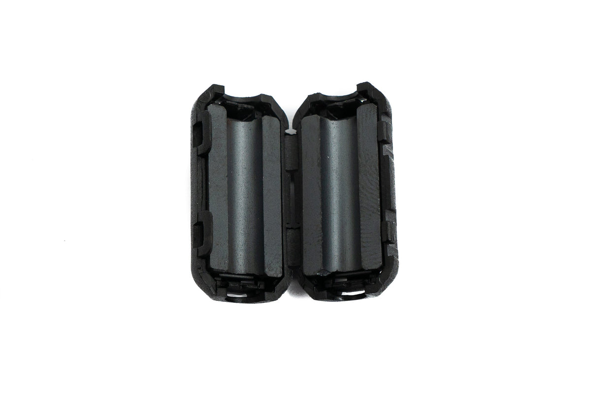 SYSTEM-S 5x Ferritkern 5 mm Ø geteilt Klappferrit Ringkern Mantelwellenfilter für Kabel - DREIKS