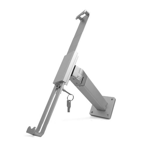 Universal Präsentation Wandhalter Haltearm abschließbar Wandhalterung für Tablet PC´s von 9.7-12 Zoll | System-S