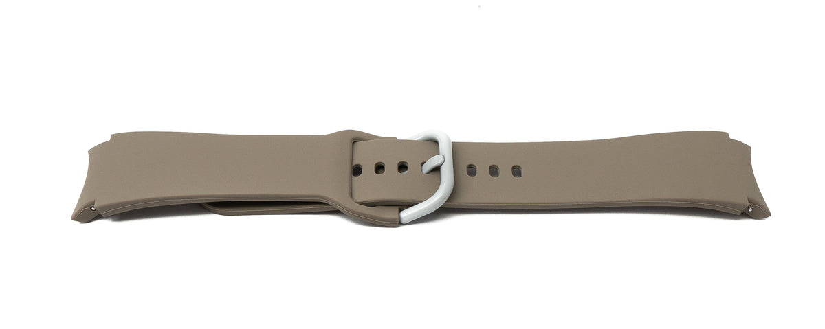 SYSTEM-S 20 mm silicone strap for Samsung Galaxy Watch 5 4 Smartwatch in grey
