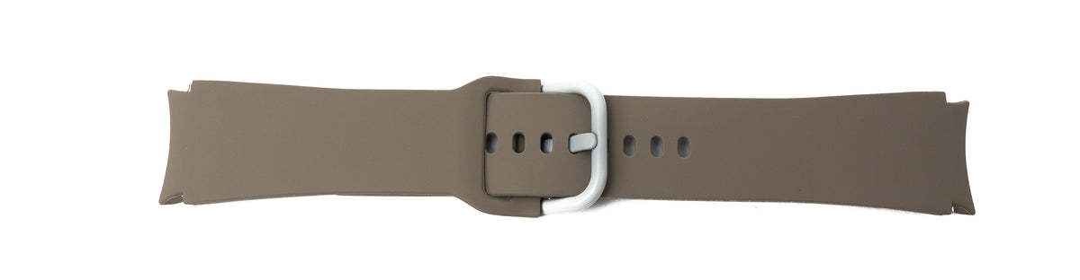 SYSTEM-S 20 mm silicone strap for Samsung Galaxy Watch 5 4 Smartwatch in grey