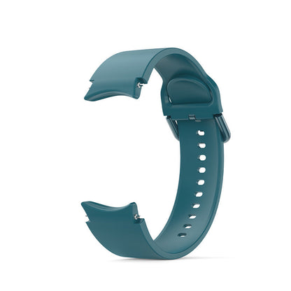 Armband 20 mm aus Silikon für Samsung Galaxy Watch 5 4 Smartwatch in Blau | System-S