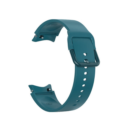 Armband 20 mm aus Silikon für Samsung Galaxy Watch 5 4 Smartwatch in Blau | System-S