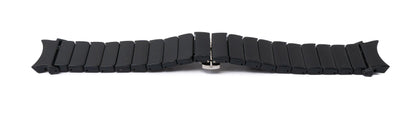 Armband 20 mm aus PC für Samsung Galaxy Watch 5 4 Smartwatch in Schwarz | System-S