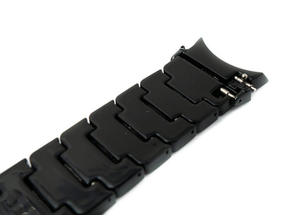 Armband 20 mm aus PC für Samsung Galaxy Watch 5 4 Smartwatch in Schwarz | System-S