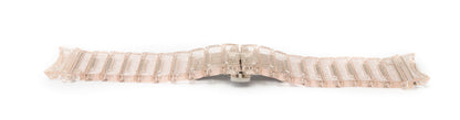 Armband 20 mm aus PC für Samsung Galaxy Watch 5 4 Smartwatch in Glitzer Pink | System-S