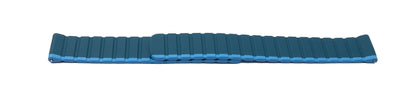 SYSTEM-S 20 mm silicone magnetic strap for Samsung Galaxy Watch 5 4 in blue