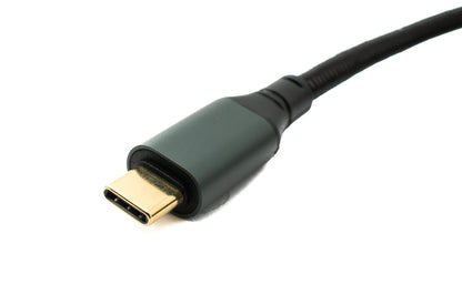 SYSTEM-S USB 3.2 Gen 2 8K 3 m Cable Type C Male to Male Braided 20 Gbps 100 W Compatible for iPhone 15