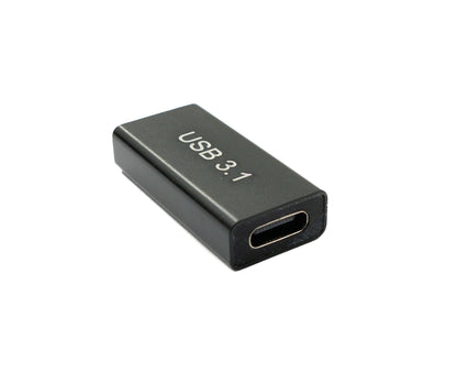 SYSTEM-S USB 3.1 Adapter Type C Female to 3.0 A Female 5 Gbit/s Cable in Black