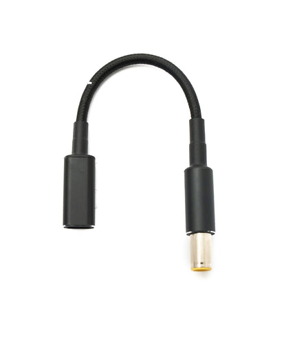 SYSTEM-S DC 20V cable 15 cm 7.9 x 5.5 male to USB 3.1 Type C female braided for Lenovo
