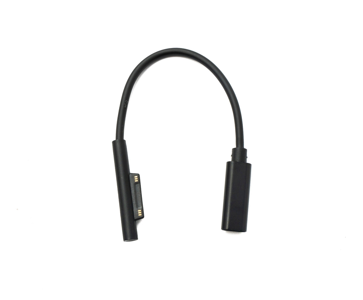 USB 3.1 Kabel 15 cm Typ C Buchse Ladekabel für Microsoft Surface Schwarz | System-S