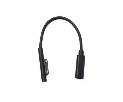 USB 3.1 Kabel 15 cm Typ C Buchse Ladekabel für Microsoft Surface Schwarz | System-S