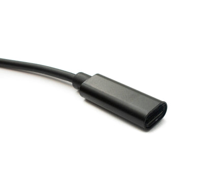 USB 3.1 Kabel 15 cm Typ C Buchse Ladekabel für Microsoft Surface Schwarz | System-S