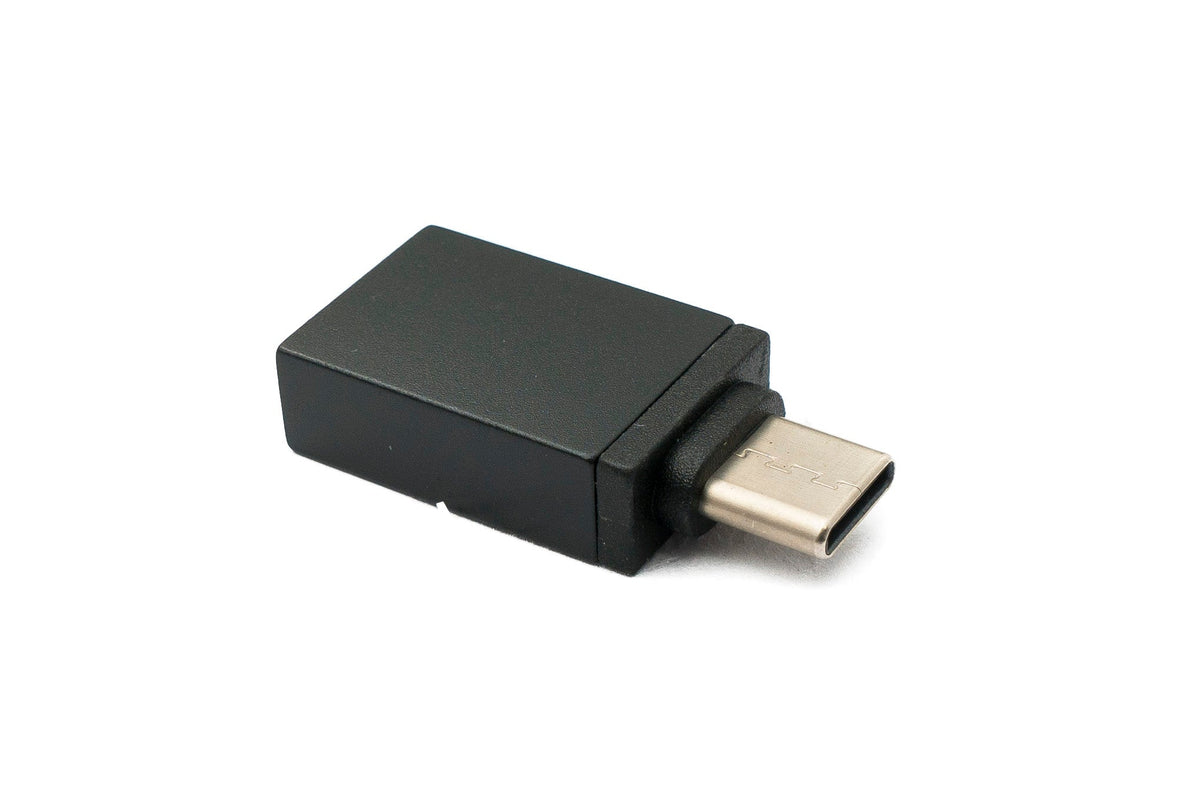 SYSTEM-S USB 3.1 Adapter Type C Male to 3.0 A Female 5 Gbit/s in Black