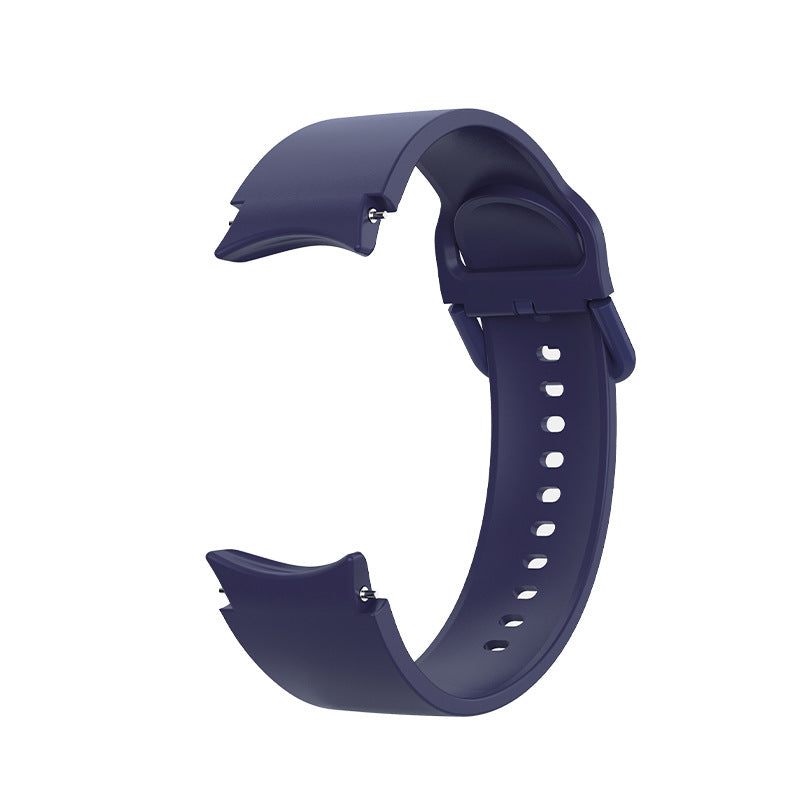 Armband 20 mm aus Silikon für Samsung Galaxy Watch 5 4 Smartwatch in Blau | System-S