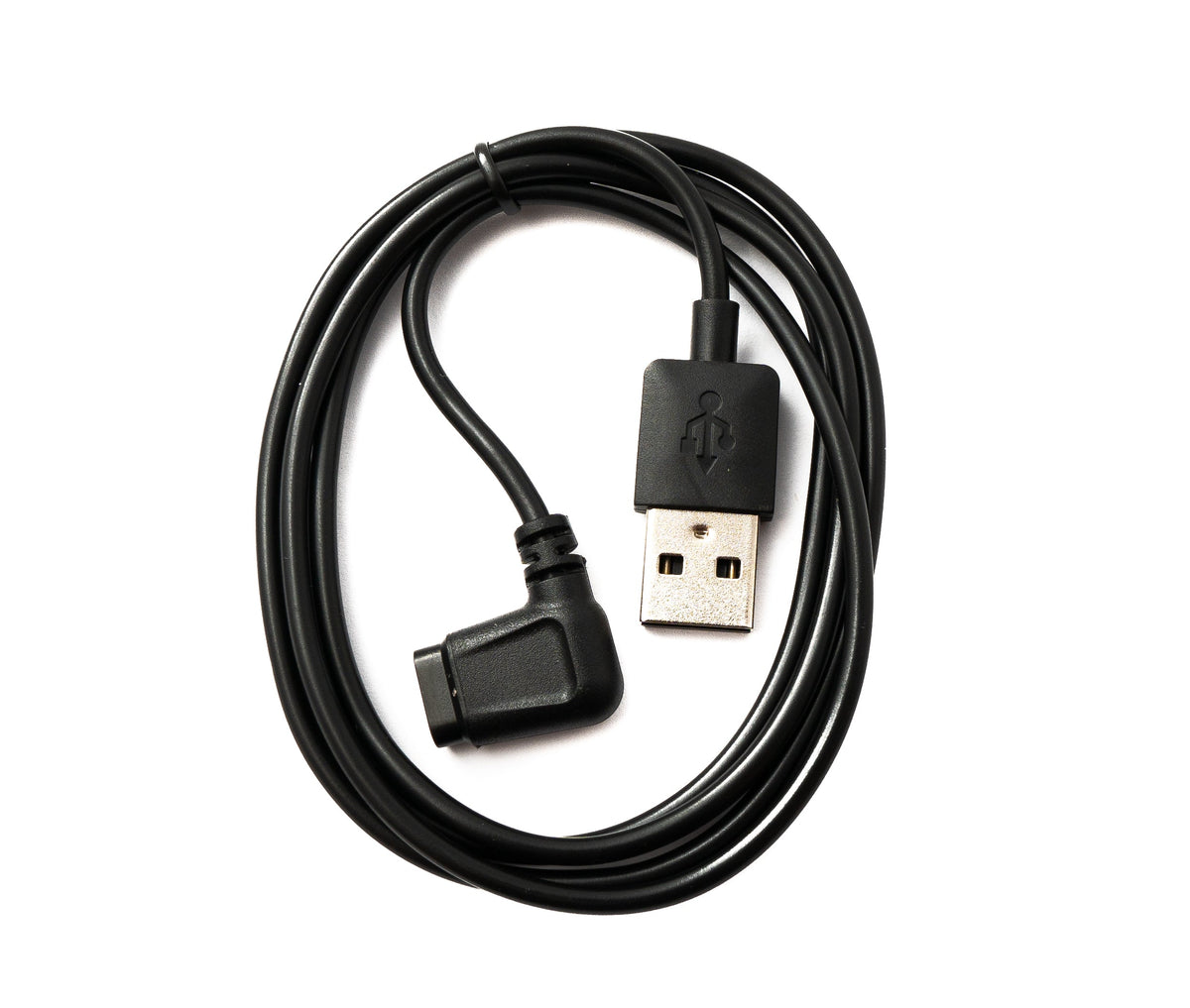 USB 2.0 Kabel 100 cm Ladekabel für Amazfit Falcon A2029 A2028 Winkel in Schwarz | System-S