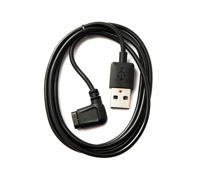 USB 2.0 Kabel 100 cm Ladekabel für Amazfit Falcon A2029 A2028 Winkel in Schwarz | System-S