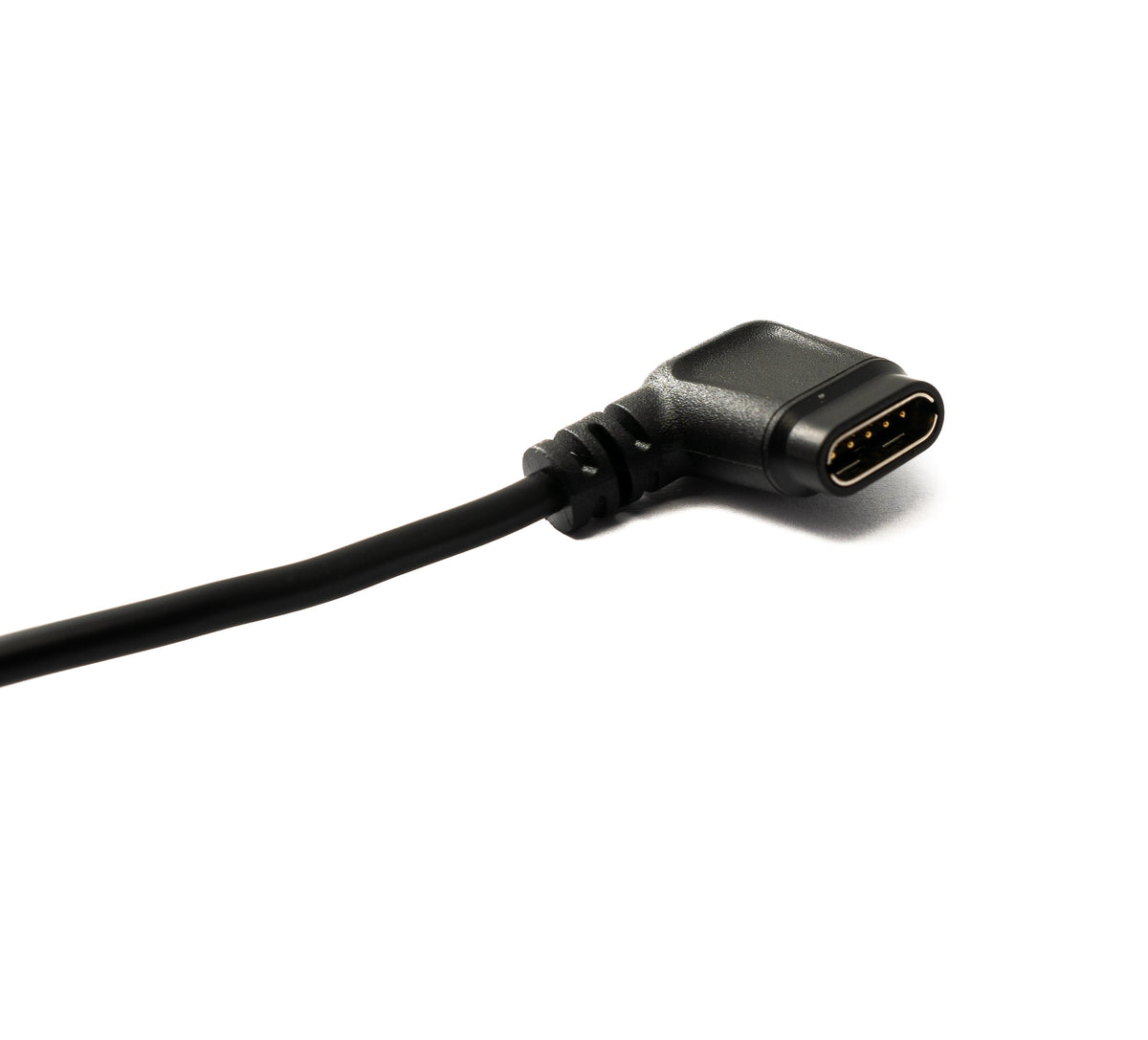 USB 2.0 Kabel 100 cm Ladekabel für Amazfit Falcon A2029 A2028 Winkel in Schwarz | System-S